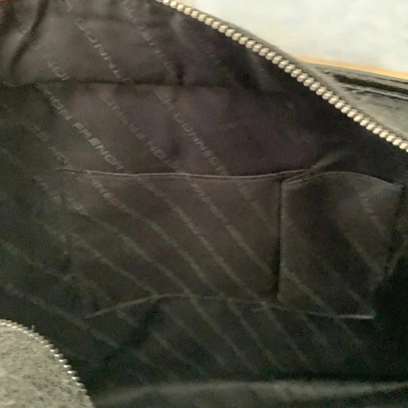 Grey and  faux patent hand bag - Picture 9 of 12